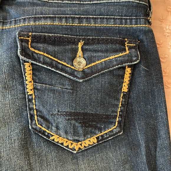 🍊 Ana women’s walking Jean shorts 10 petite ciders embroidered pockets - Picture 7 of 8